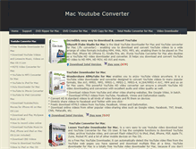 Tablet Screenshot of macyoutubeconverter.com